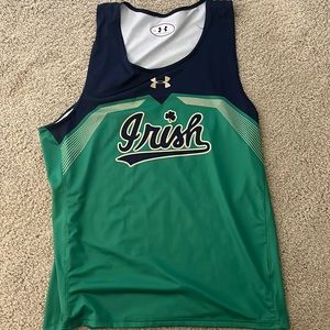 Large Notre Dame track and field uniform